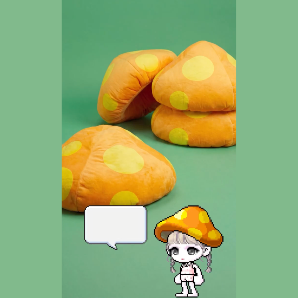 MapleStory - Orange Mushroom Plush Hat