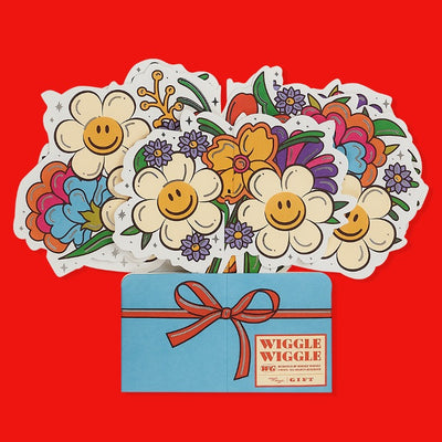 Wiggle Wiggle - Blooming Flowers Pop-up Card