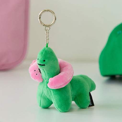 Joguman - Brachio Runaway Basic Plush Keyring - Line Friends - Keyring - Harumio
