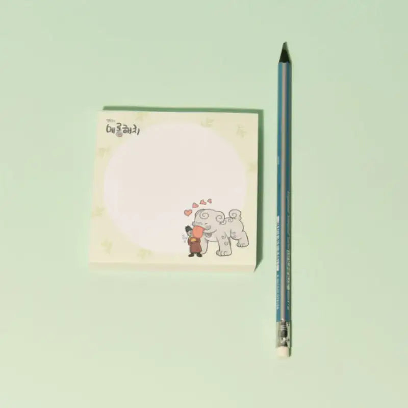 Merong Haechi - Tear-off Memo Pad - Soone Content - Memo Pads - Harumio
