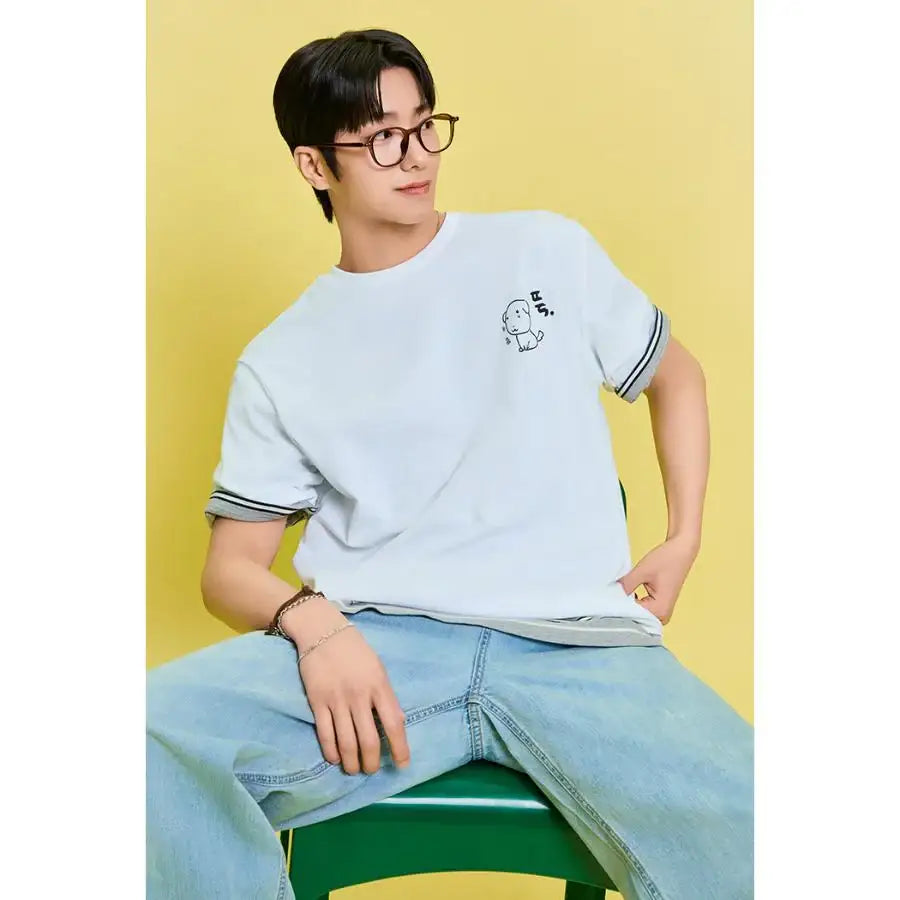 SPAO x Ganadi - Short Sleeve T-Shirt (MIX) - SPAO - T-Shirt - Harumio