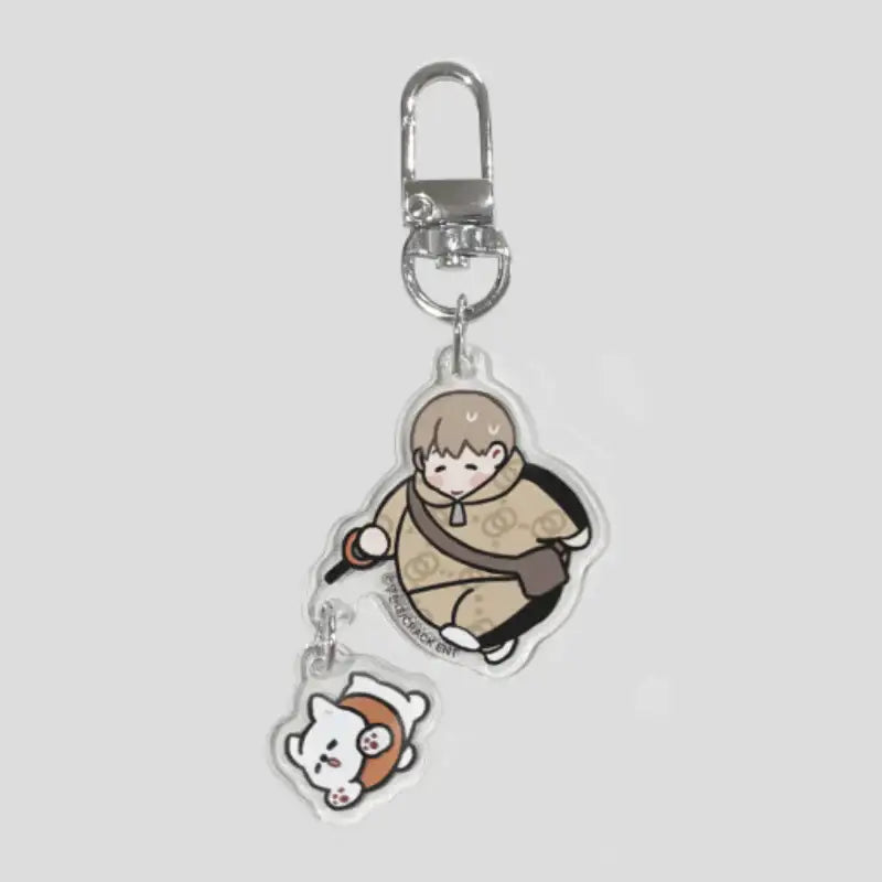 Love Gym - Aerobic Acrylic Keyring With Chocolate - Crack Webtoon Store - Acrylic Keyrings - Harumio