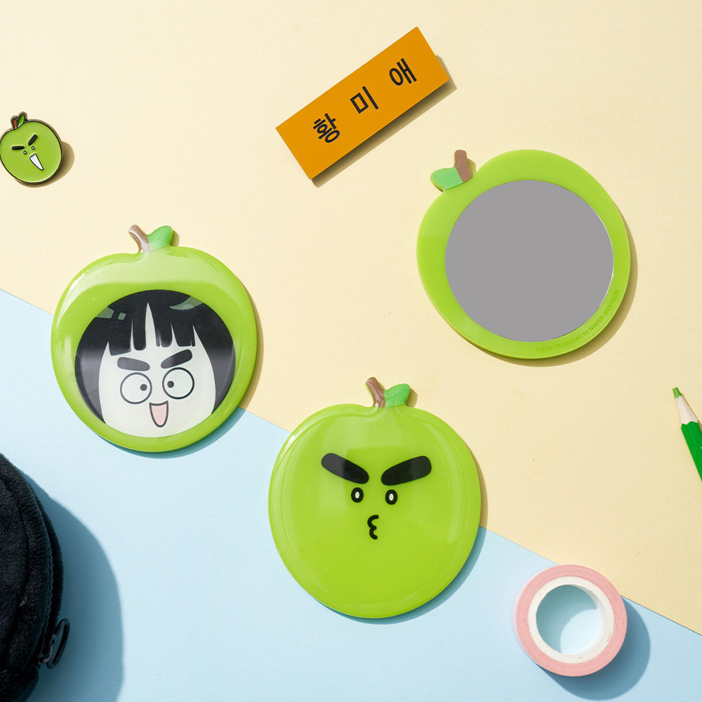 After School Lessons For Unripe Apples - Acrylic Hand Mirror