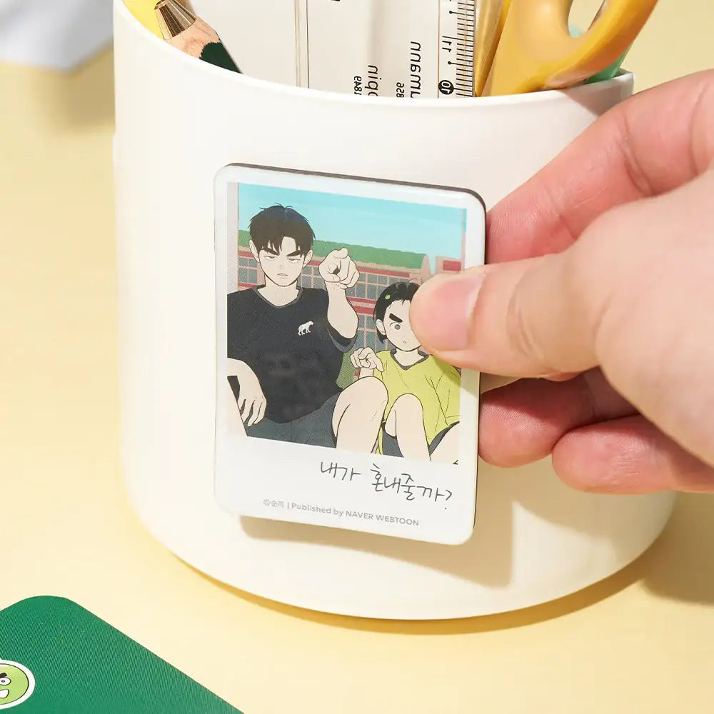After School Lessons For Unripe Apples - Polaroid Magnet - Webtoon Friends - Polaroid Magnet - Harumio