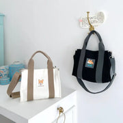 Welshcorgi Mr.Lee - Webbing Cross Eco Bag - Soone Content - Cross Eco Bags - Harumio