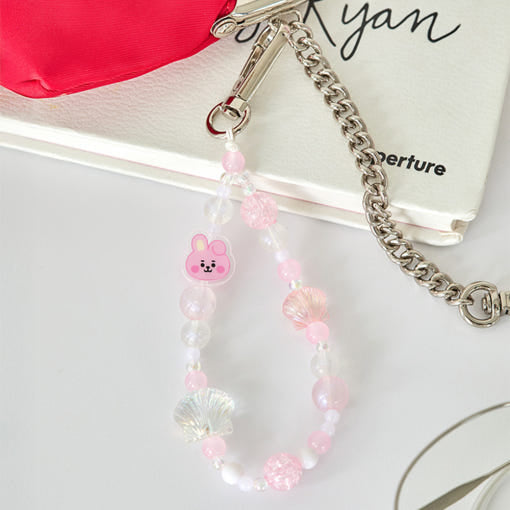 BT21 - BABY PEARL Beads Keychain - Line Friends - Keychain - Harumio