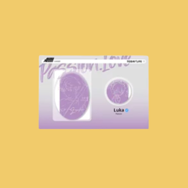 Alien Stage Passion Series - Line Art Irregular Badge Set – Harumio