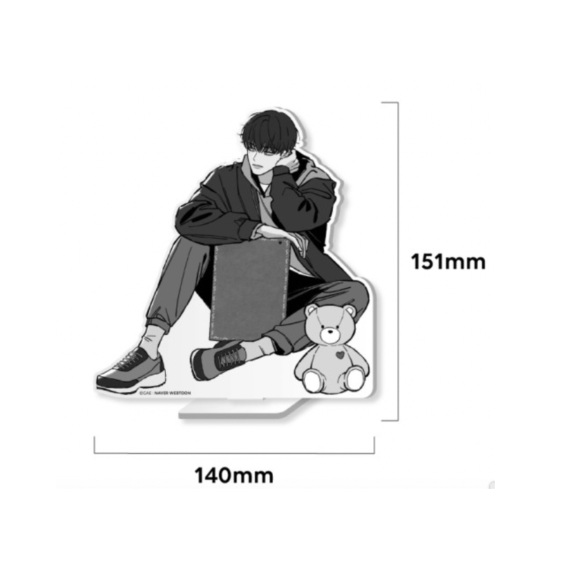Tears on a Withered Flower - Memo Pad Acrylic Stand
