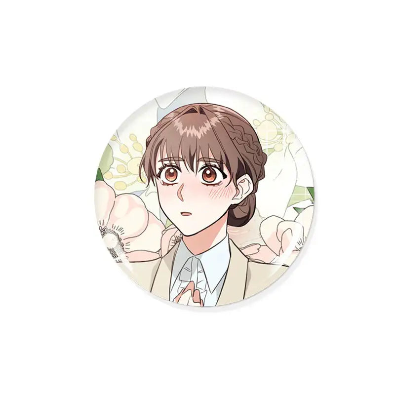 Can't Go Too Far With the Unrelenting Duke - Round Pin Button Set - Webtoon Shop - Pin Buttons - Harumio
