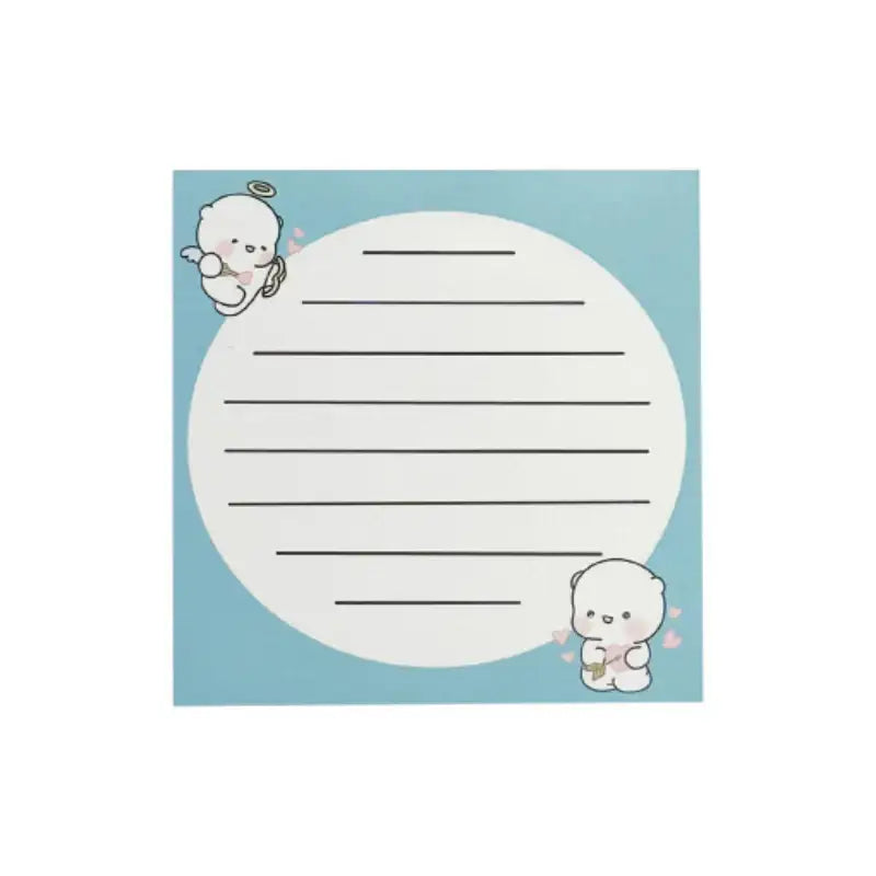 Ggongdal x Artrank - Healing Bear Memo Pad - ARTRANK - Memo Pads - Harumio