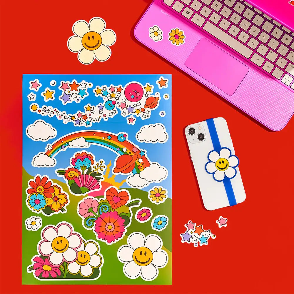 Wiggle Wiggle - Popping Land Removable Sticker - Wiggle Wiggle - Accessories - Harumio