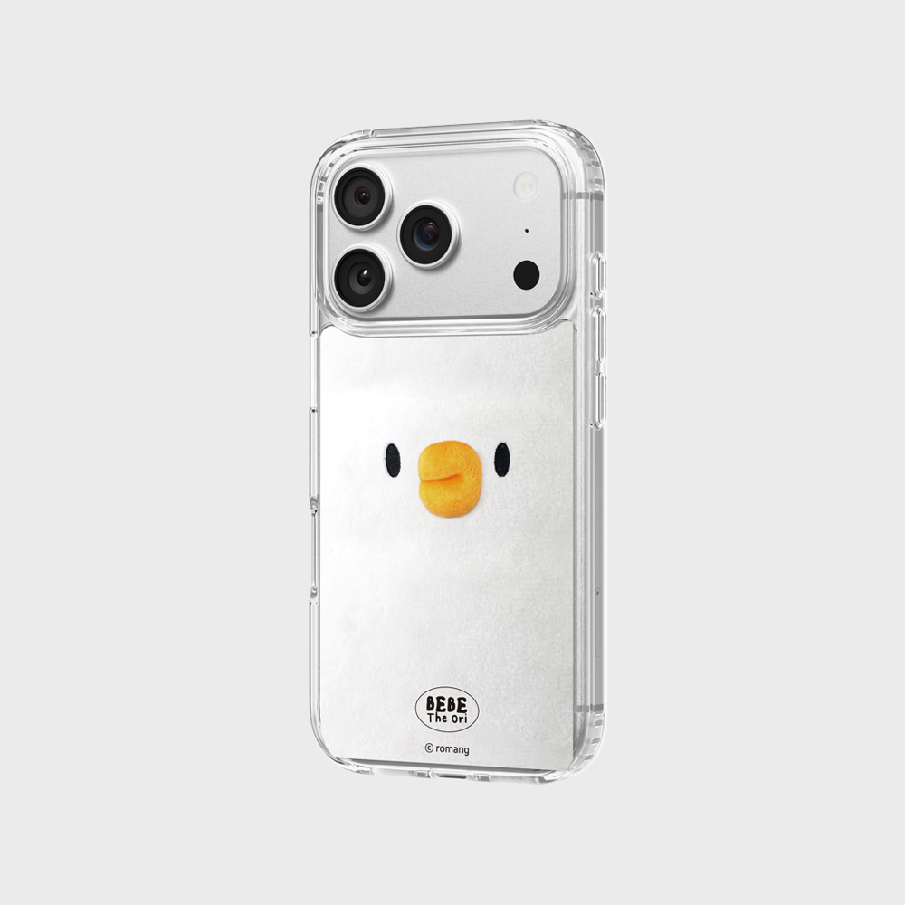 BEBE!Ori x SLBS - Bebe the Duck Face Clear Magnet Case (iPhone 17 Series) + Deco Sticker