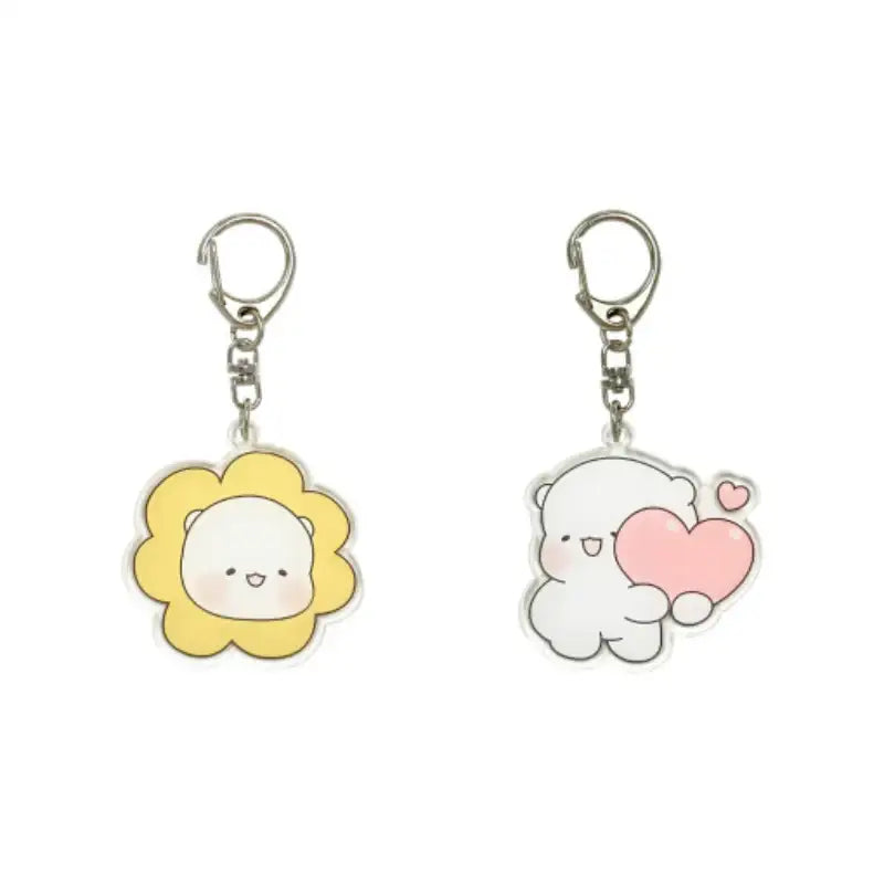Ggongdal x Artrank - Healing Bear Acrylic Keyring - ARTRANK - Keyrings - Harumio