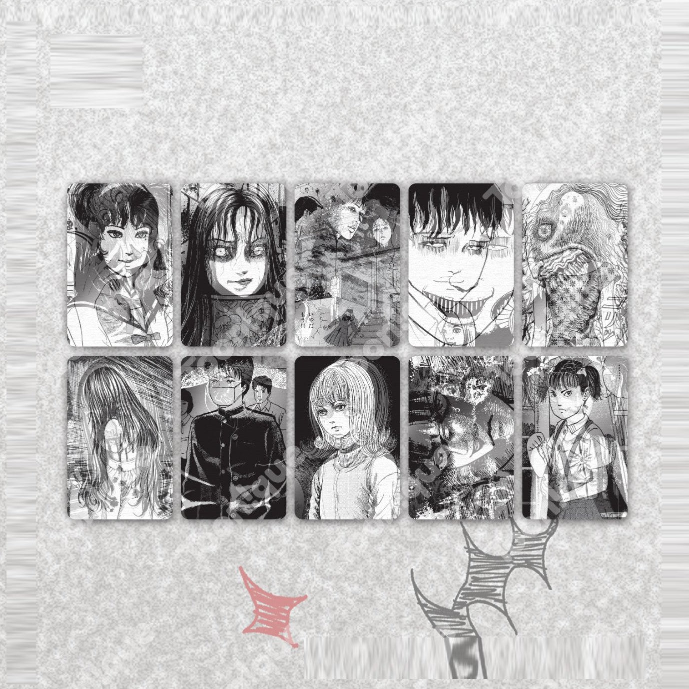 Junji Ito x Toonique - Lenticular Photocard (Random) - Toonique - Lenticular Photocard - Harumio