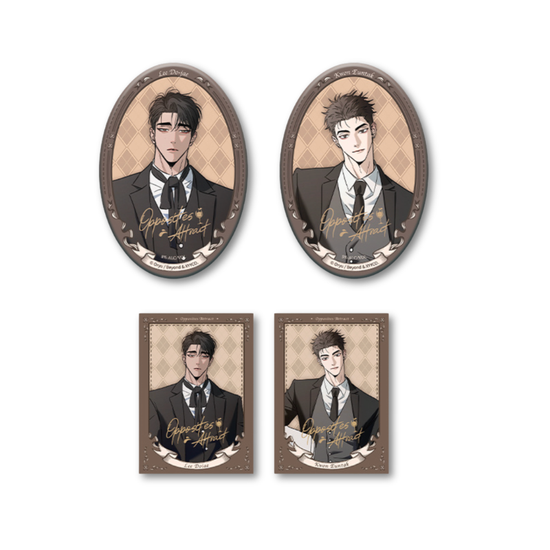 Opposites Attract - Coco Fizz Series - Badge Set