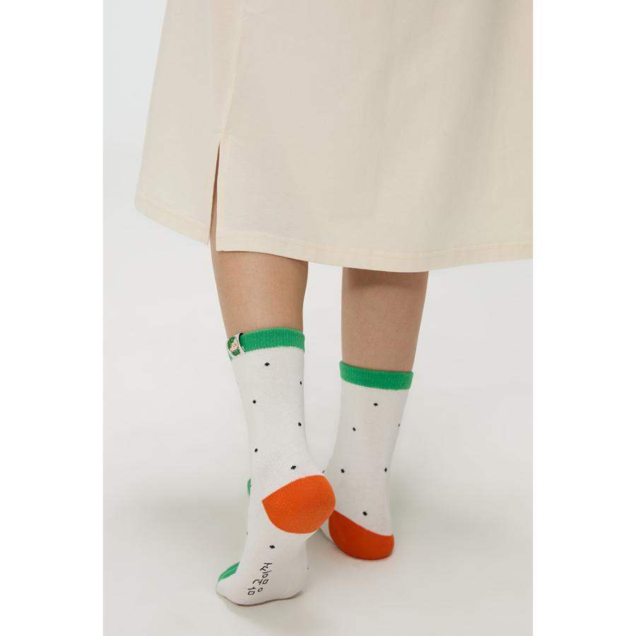 SPAO x Manggeureojin Gom - Buangdan Socks (Mix) - SPAO - Socks - Harumio