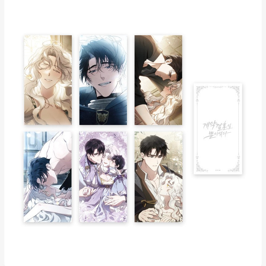 It Was Just a Contractual Marriage - Wide Postcard Set