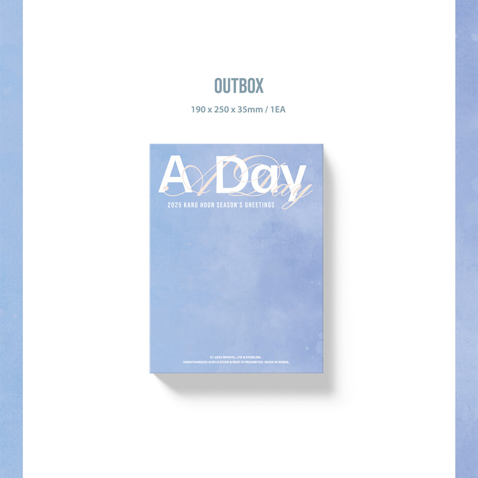 KANG HOON - 2025 Season's Greetings (A Day) - Enpio Entertainment - Merchandise - Harumio