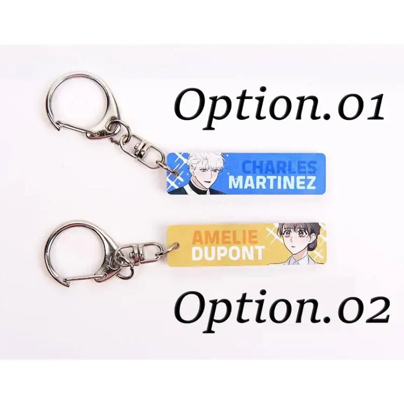 Can't Go Too Far With the Unrelenting Duke - Double-Sided Square Acrylic Keyring - Webtoon Shop - Acrylic Keyrings - Harumio