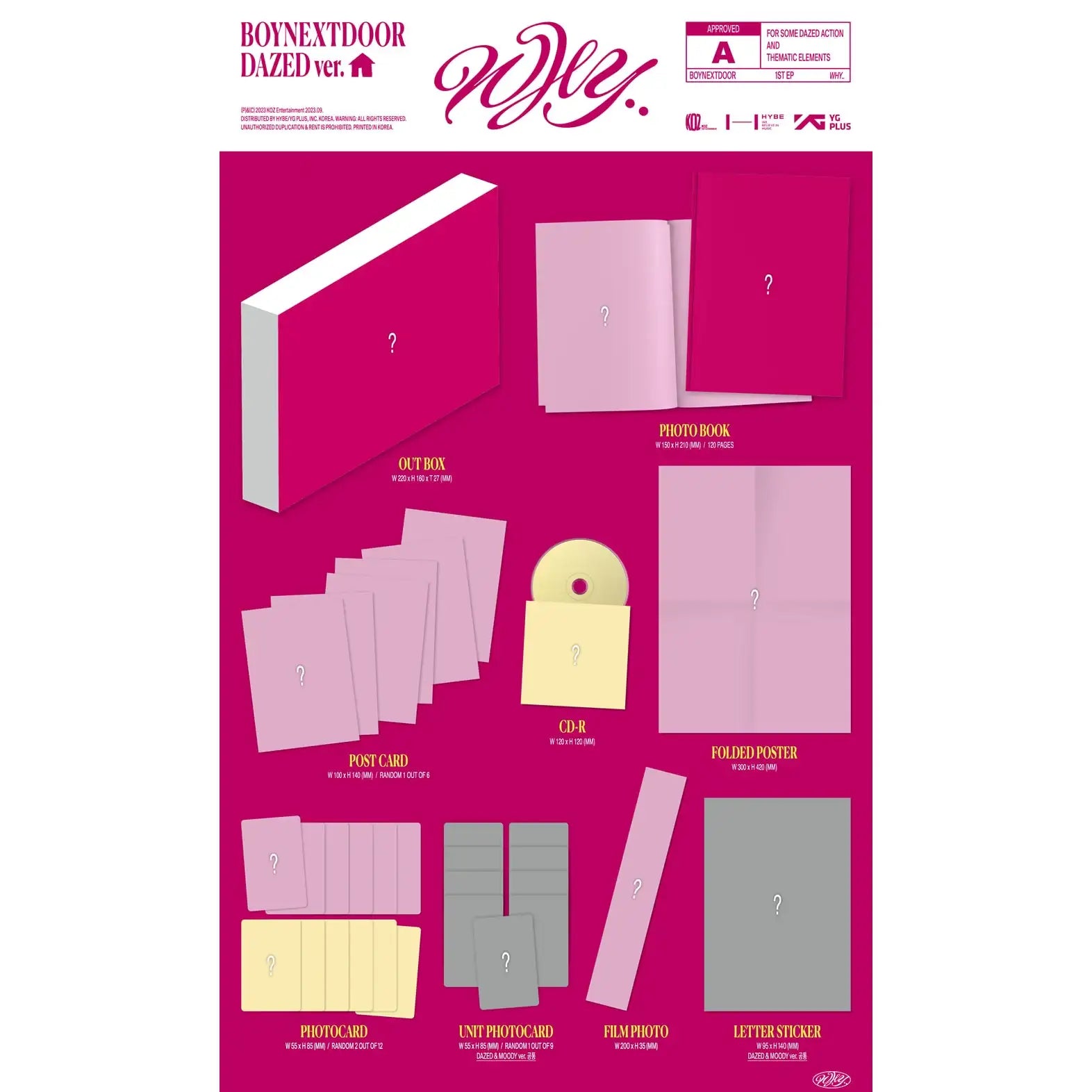 BOYNEXTDOOR - WHY.. : 1st EP Album (Standard Version) - BOYNEXTDOOR - Album - Harumio