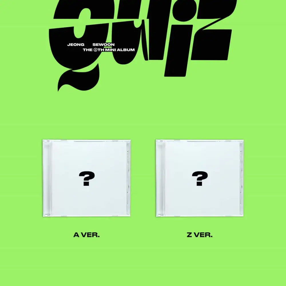 Jeong Se Woon - Quiz : 6th Mini Album (Jewel Version) - Kakao Entertainment / Starship Entertainment - Album - Harumio