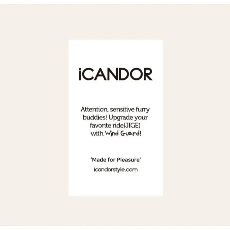 iCANDOR - Wind Guard - iCANDOR - Wind Guard - Harumio