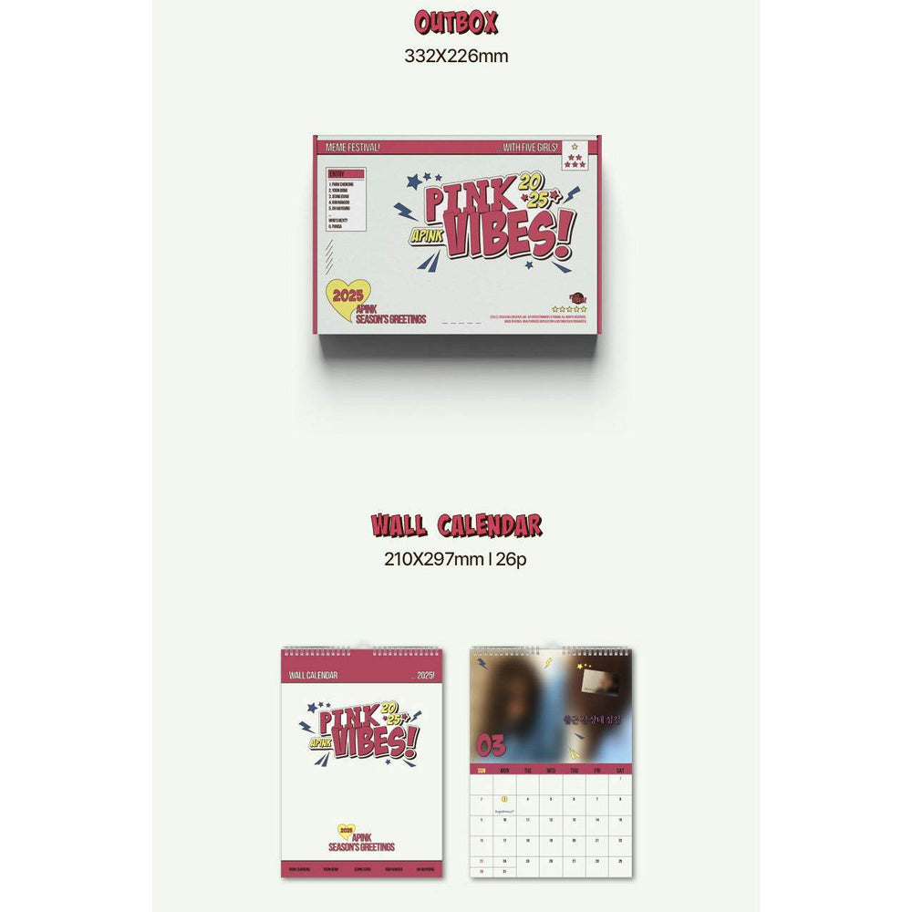 Apink - 2025 Season's Greetings (Pink Vibes) - IST Entertainment - Merchandise - Harumio