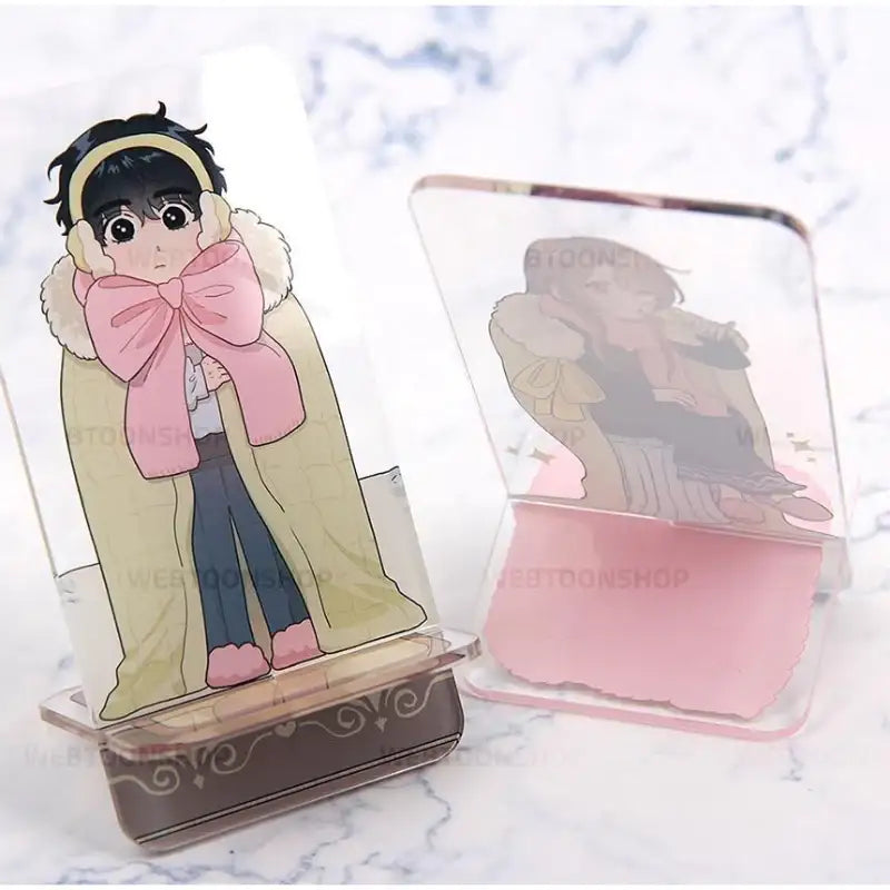 The Northern Duke Needs a Warm Hug - Acrylic Phone Holder - Webtoon Shop - Phone Stand - Harumio