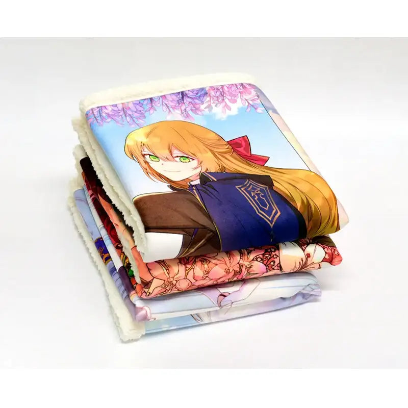 The Reason Why Raeliana Ended Up at the Duke's Mansion - Fleece Blanket - Soone Content - Blankets - Harumio