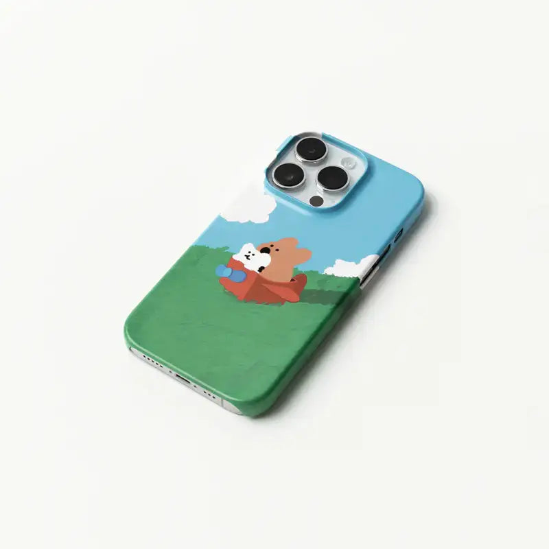 Dinotaeng - Little Pilots iPhone Hard Case - Dinotaeng - Phone Cases - Harumio