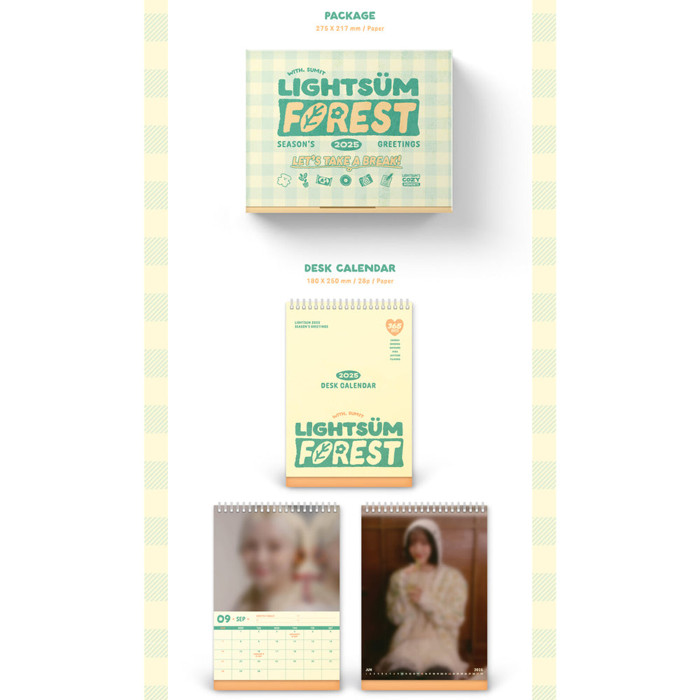 LIGHTSUM - 2025 Season's Greetings (LIGHTSUM FOREST) - Cube Entertainment - Merchandise - Harumio