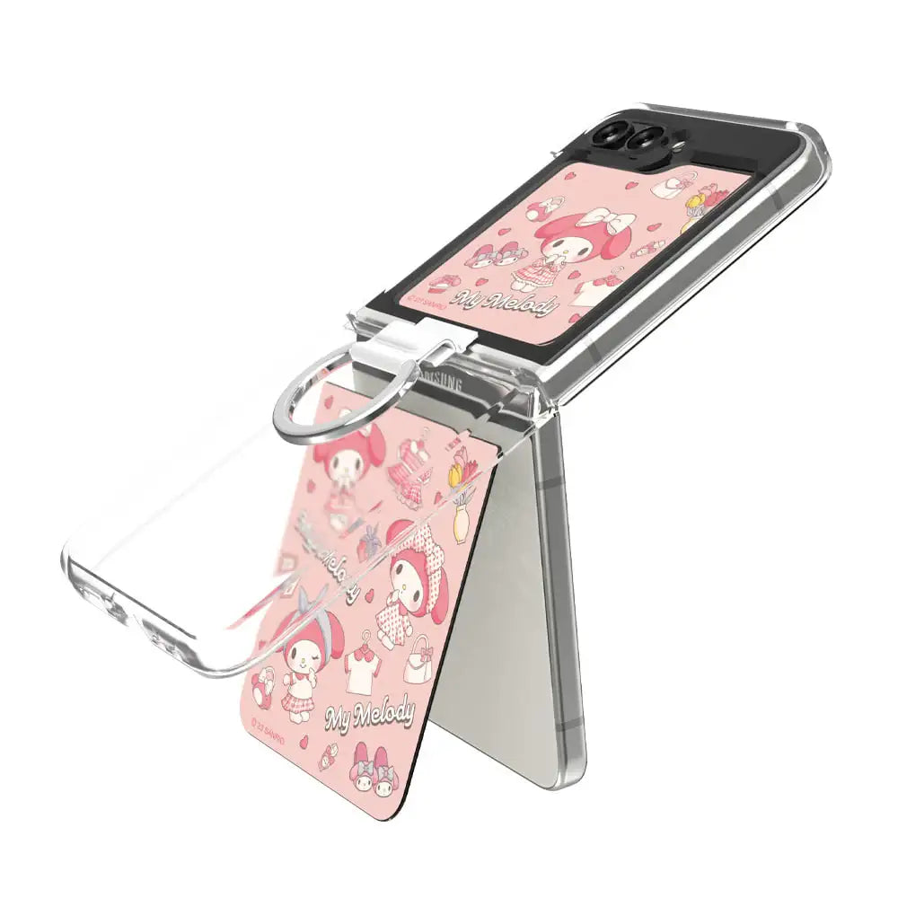 SLBS - My Melody Ring Suit Case (Galaxy Z Flip5) - SLBS - Home & Living, Accessories - Harumio