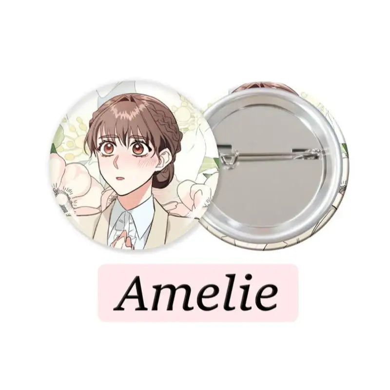 Can't Go Too Far With the Unrelenting Duke - Round Pin Button Set - Webtoon Shop - Pin Buttons - Harumio
