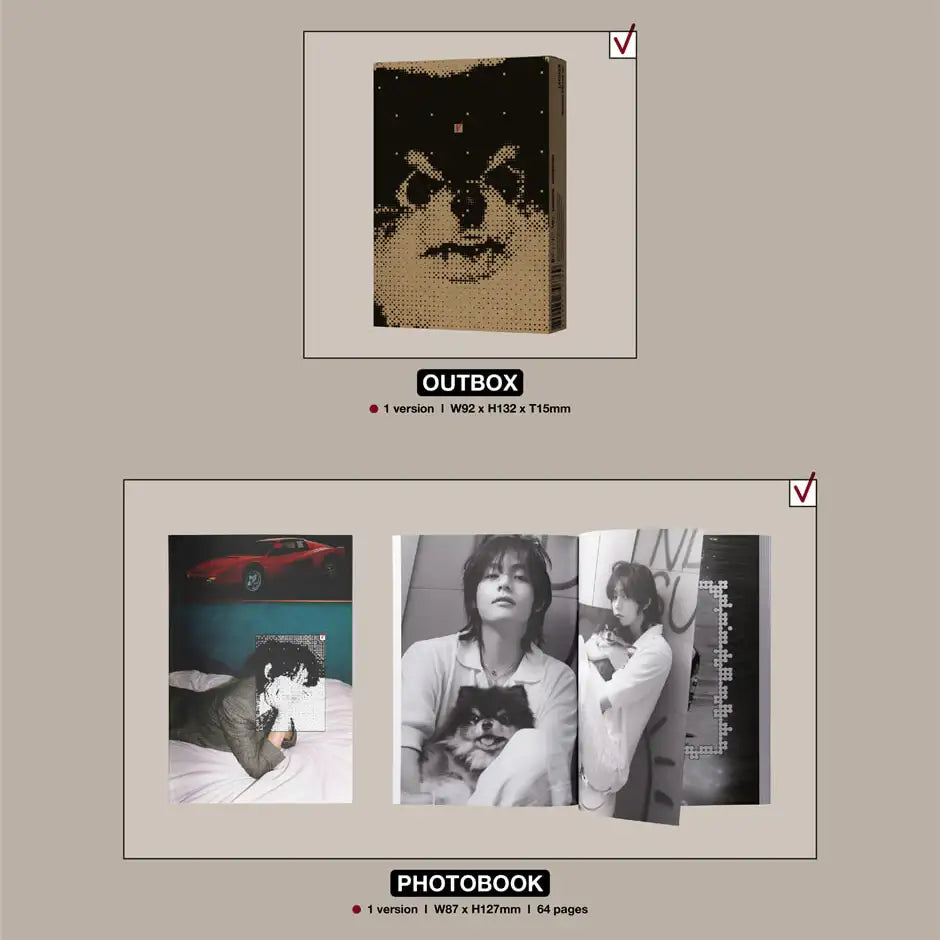 BTS V - Layover : 1st Solo Album (Weverse + Photobook Version