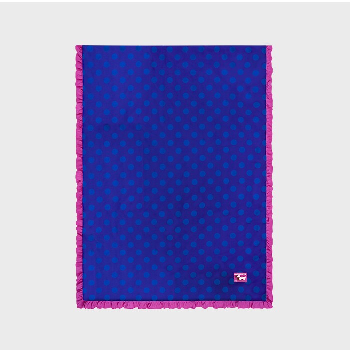 Wiggle Wiggle - Cooling Quilted Blanket (Lucky Puppy Blue)