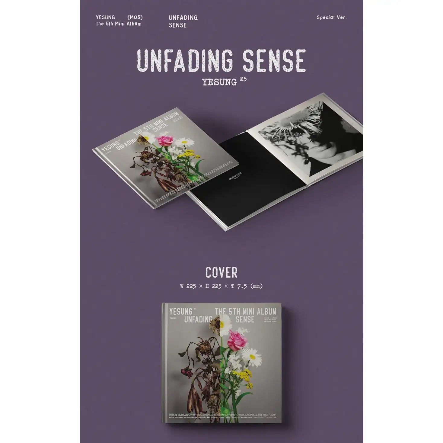 Yesung - Unfading Sense : 5th Mini Album (Special Version) - Yesung - Album - Harumio