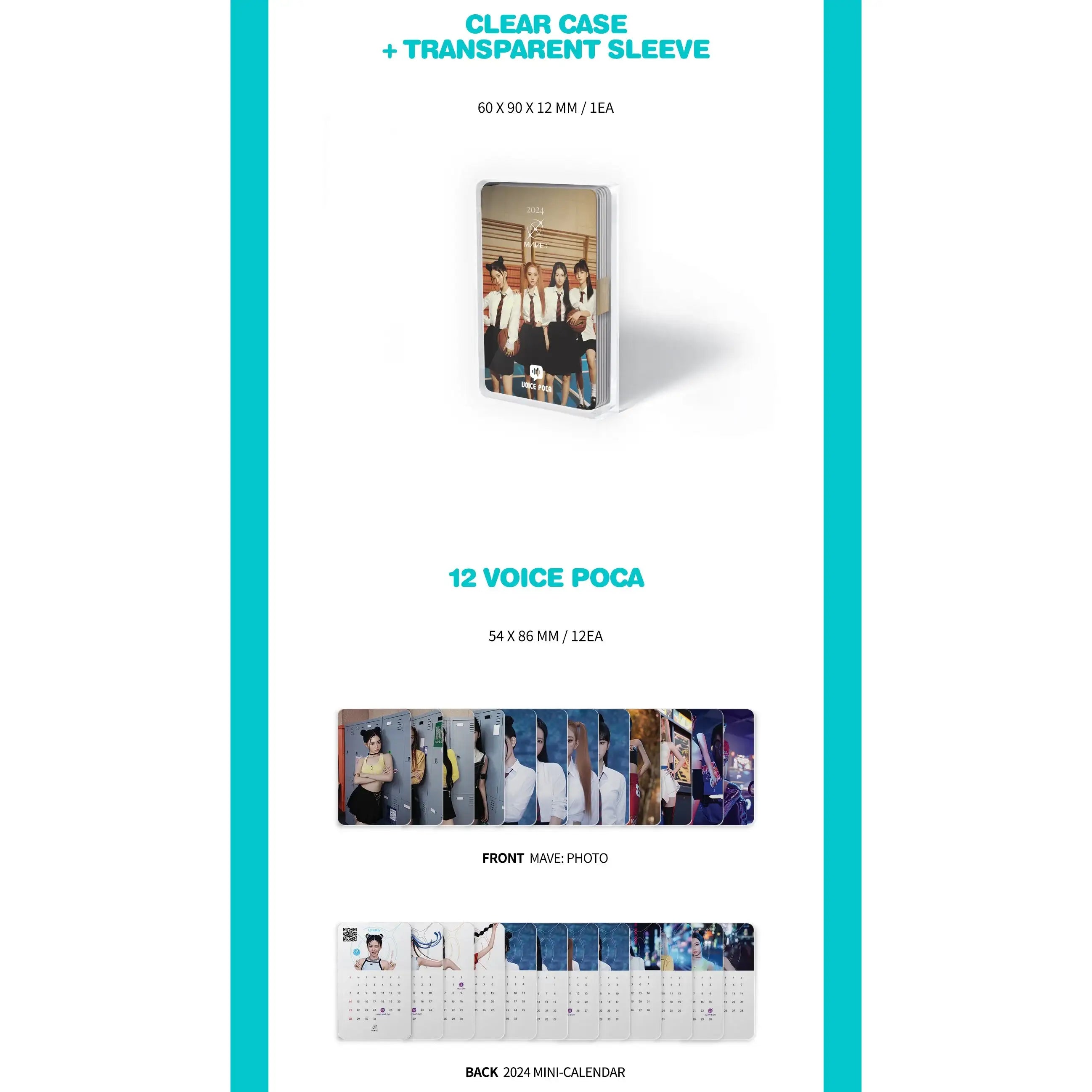 MAVE - VOICE POCA (2024 Mini Calendar Ver.) - Nemoz Lab / Metaverse Entertainment Co., Ltd. - Album - Harumio