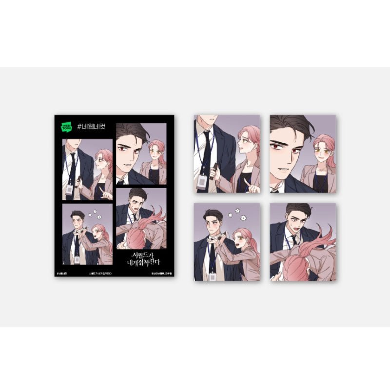 Webtoon Friends - 4 Web 4 Cut Photo Set