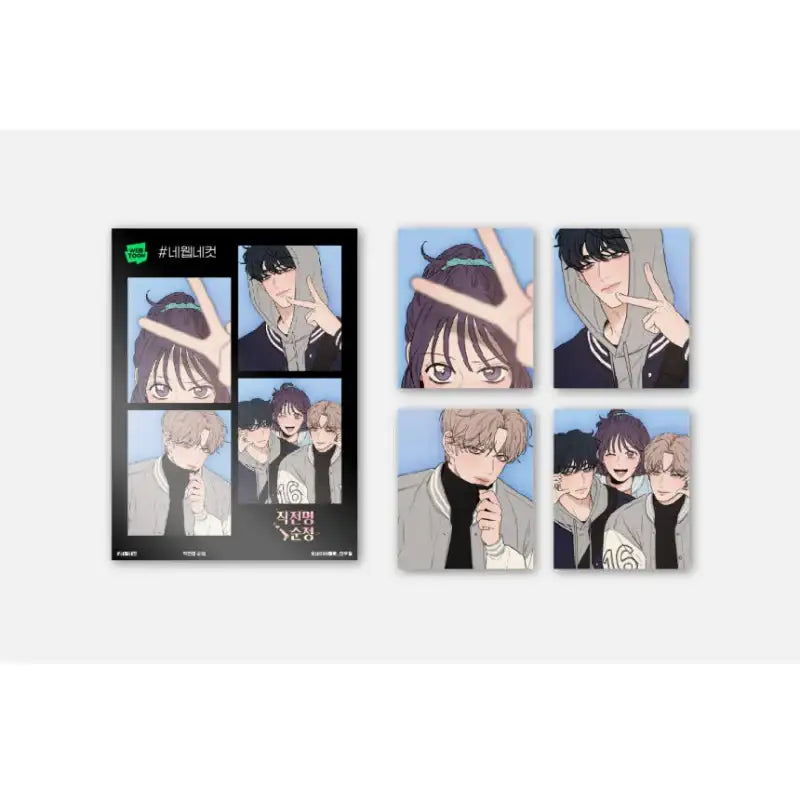 Webtoon Friends - 4 Web 4 Cut Photo Set - Webtoon Friends - Photos - Harumio