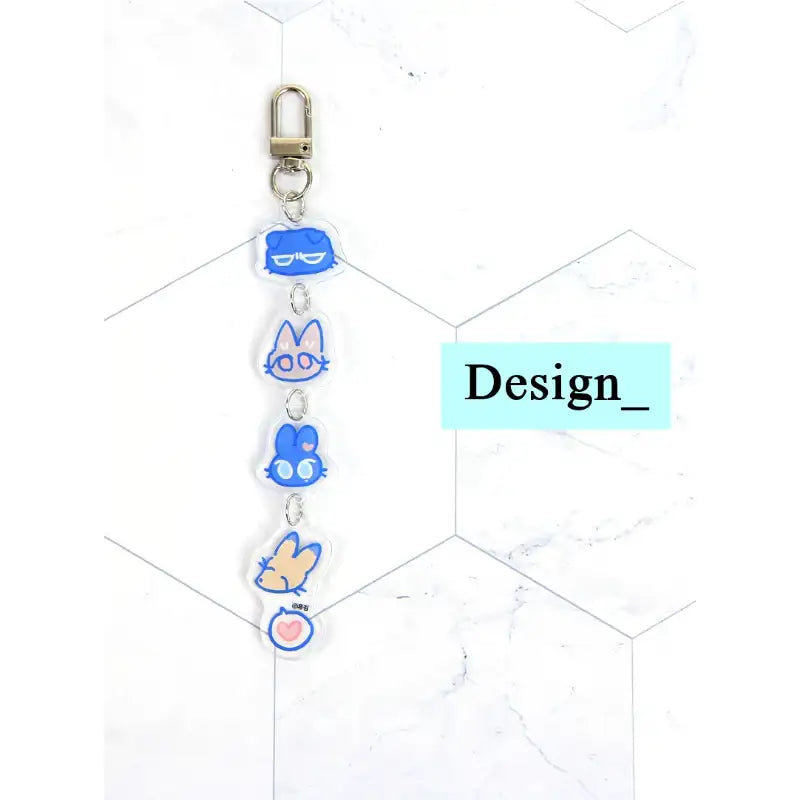 Love Contract Employee - Acrylic Keyring Charm - Webtoon Shop - Keyrings - Harumio