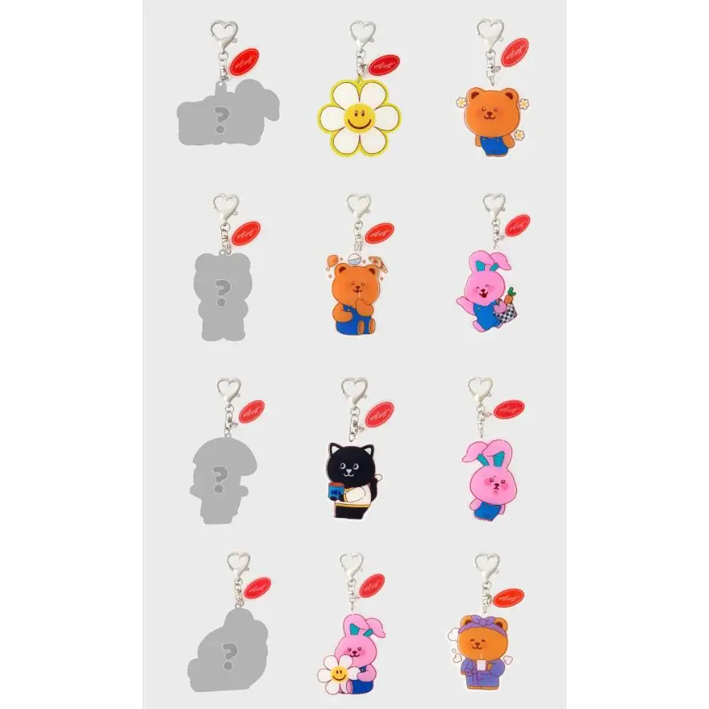 Wiggle Wiggle - Acrylic Keyring (Random) - Wiggle Wiggle - Acrylic Keyring - Harumio