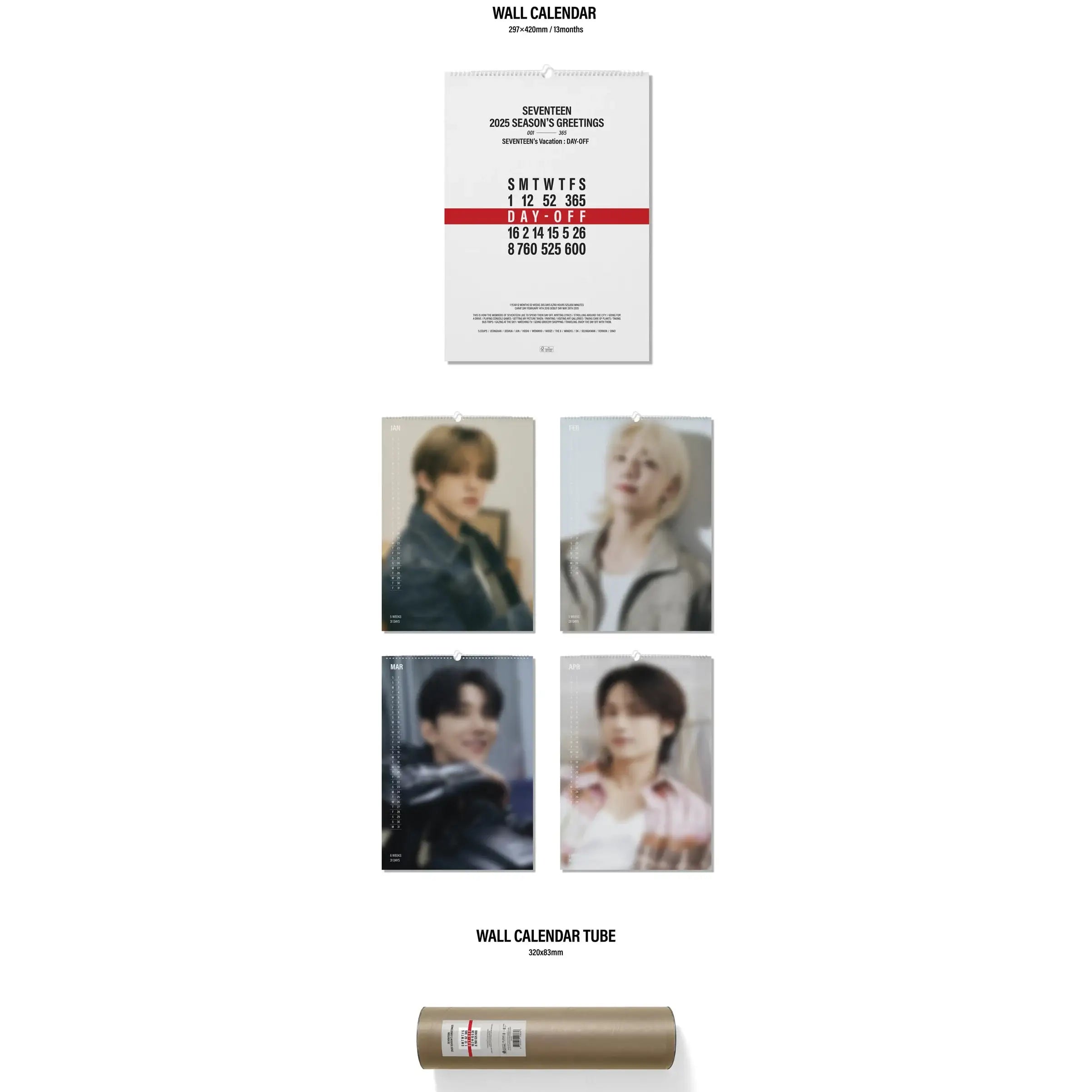 SEVENTEEN - 2025 Season's Greetings - HYBE Label - Merchandise - Harumio