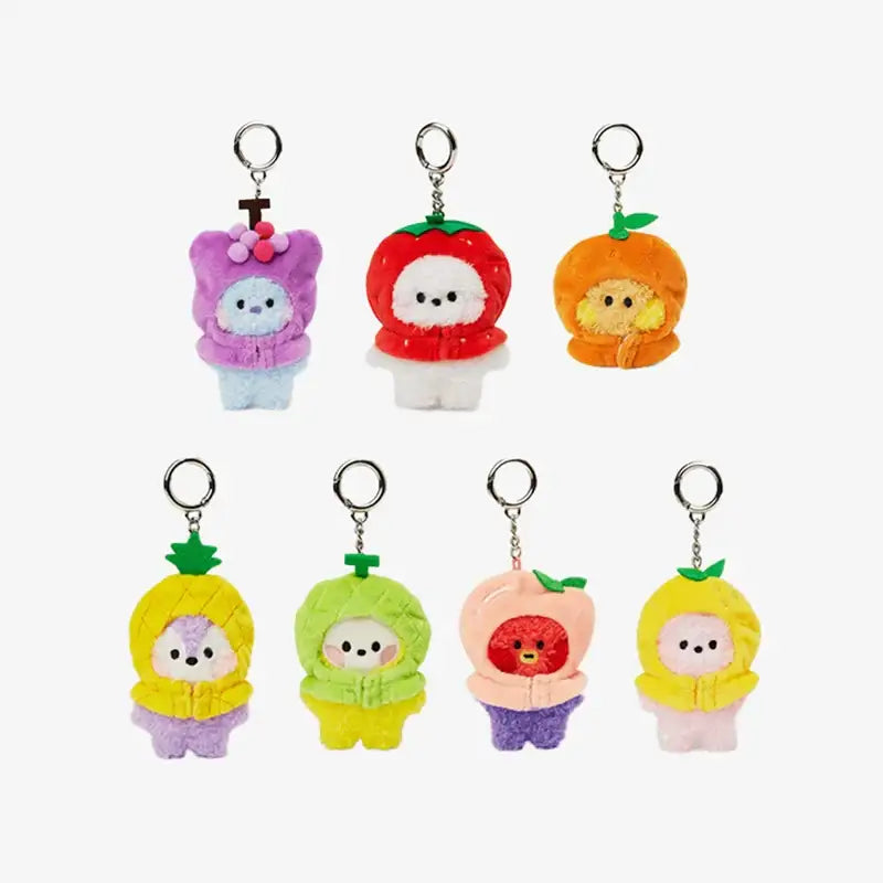 BTS - BT21 - 23 Mini Minini Fruit Theme Keyring - BTS - Keyring - Harumio