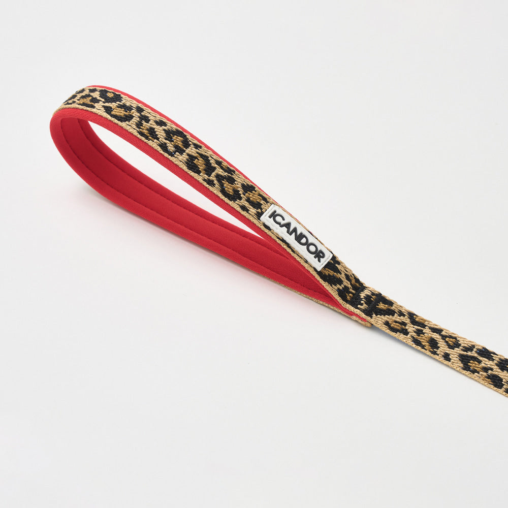 iCANDOR - Gentle Leash Bolt Gentle Leash Bolt 1.6m (15mm) Leopard