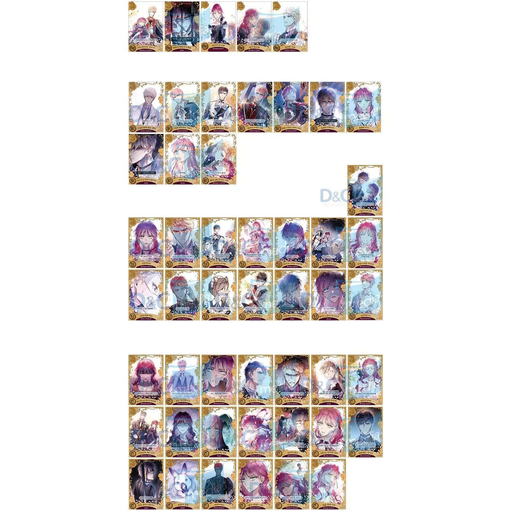 Villains Are Destined to Die - Collectible Card Vol.4 - D&C WEBTOON Biz - Photocard - Harumio