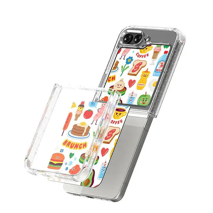 SLBS - HJ Lee Pattern Flip Suit Card (Galaxy Z Flip5) - SLBS - Home & Living, Accessories - Harumio