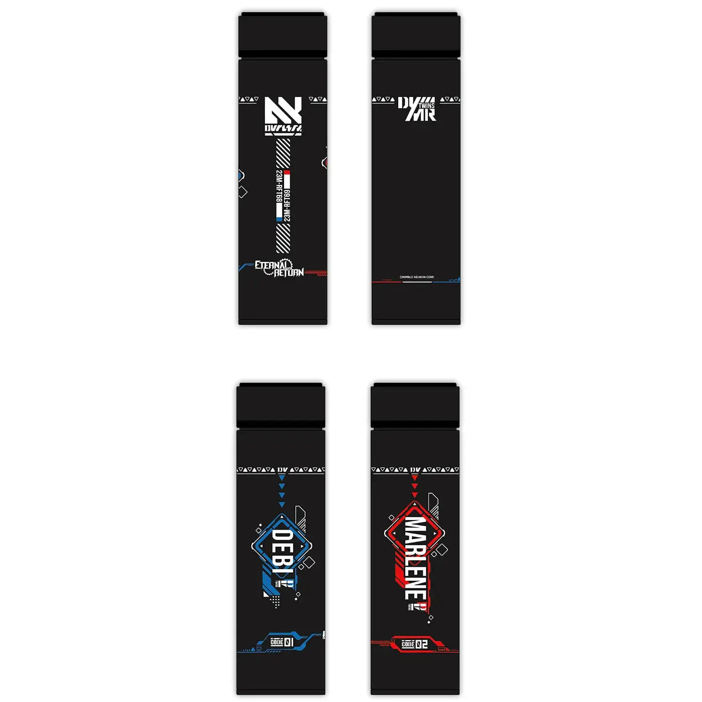 Eternal Covenant x MOFUN - Debi & Marlene Stainless Tumbler 500ml Set - MOFUN - Tumbler - Harumio