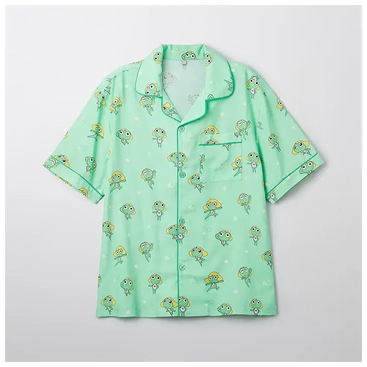 ★ SPAO★ Sergeant Frog Keroro Short Sleeve Pajamas NAVY SP SPAO x Sergeant Frog Keroro - Short Sleeve Pajamas – Harumio