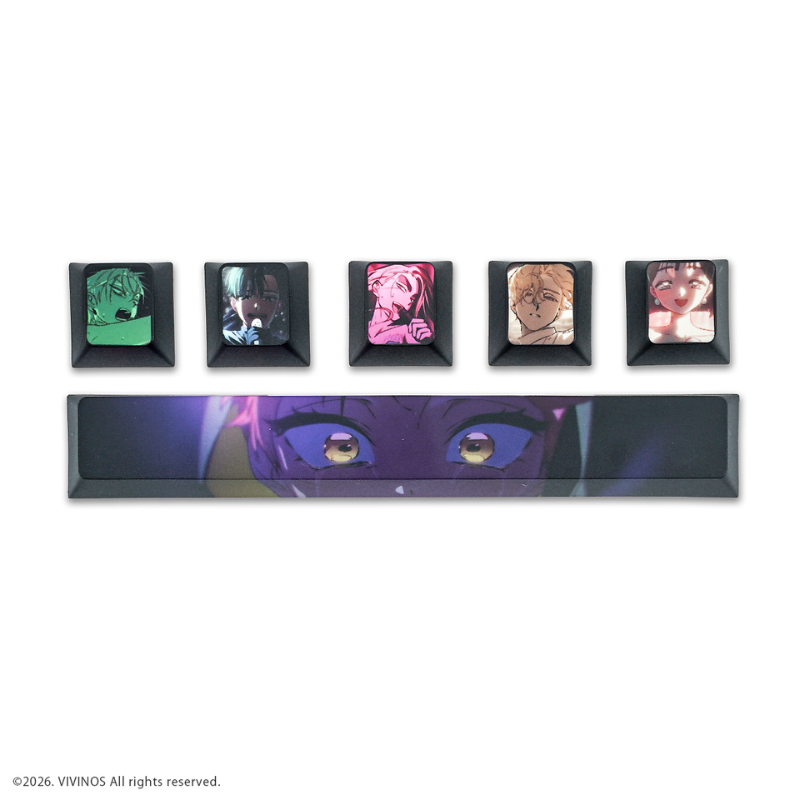 ALIEN STAGE x FUMOKORE Keycap Set