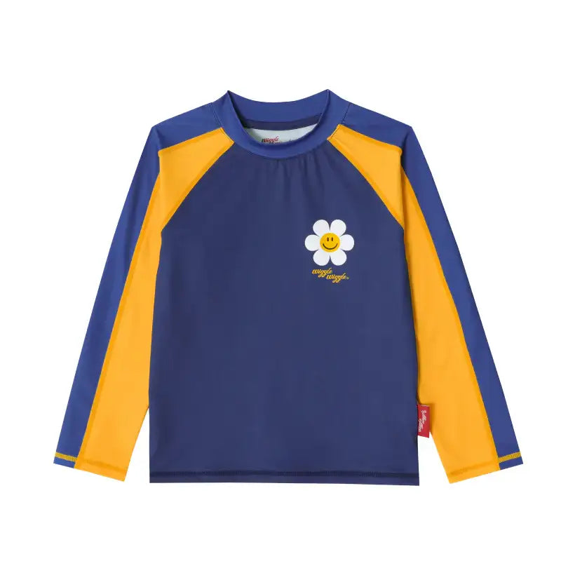 Wiggle Wiggle x Childy - Colorblock Rashguard Top - Wiggle Wiggle - Swim Top - Harumio